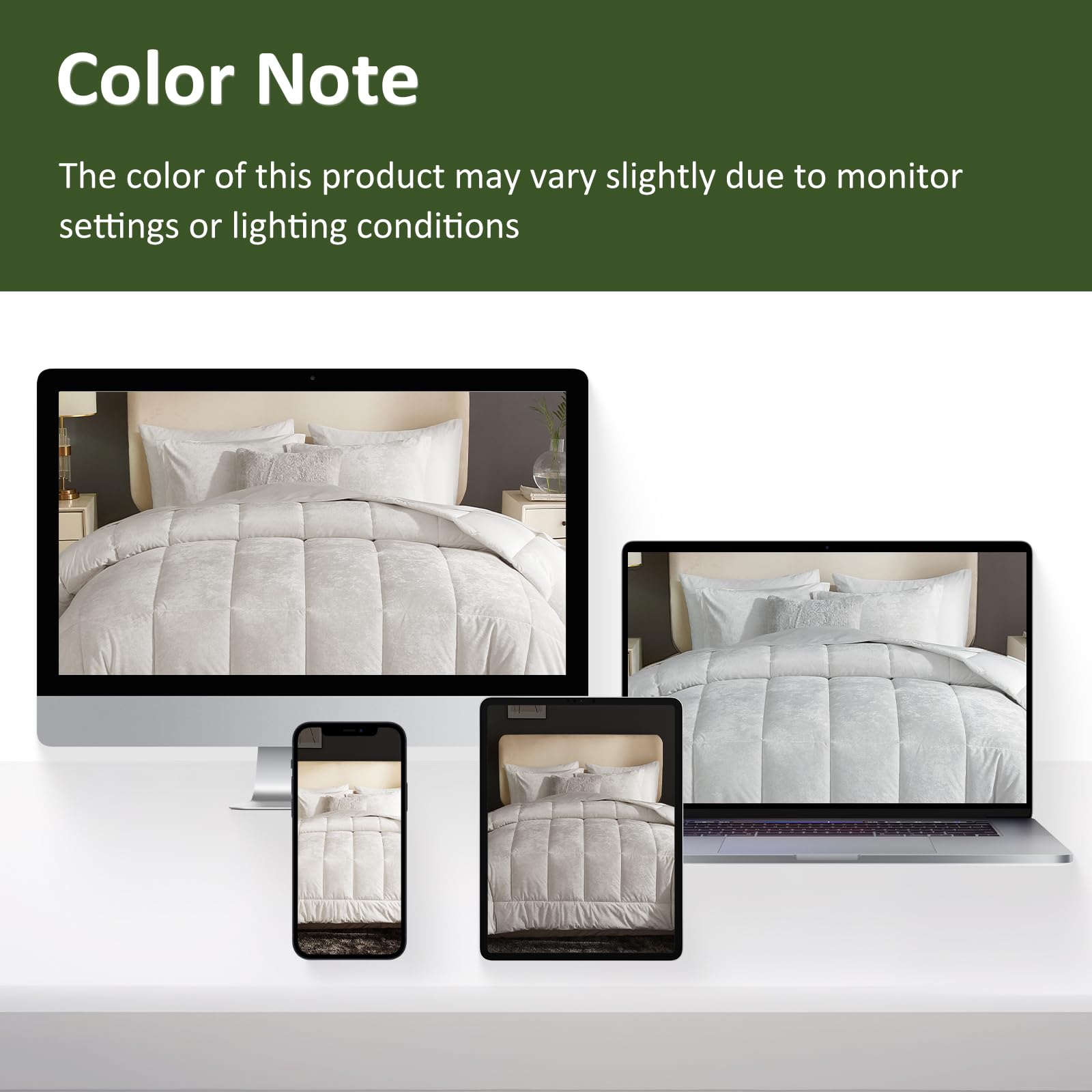 Velvet Comforter King 3-Piece Set - Luxury Soft Bedding