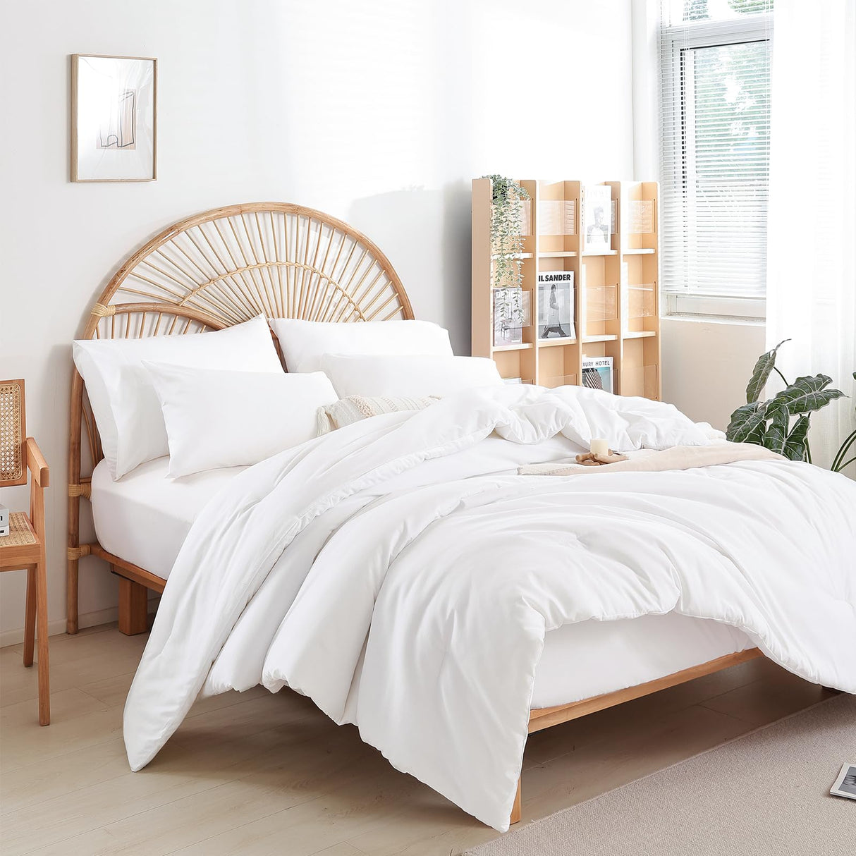 Radiant Sunshine Yellow Floral Bedspread Set - Hummingbirds Farmhouse Red Flowers