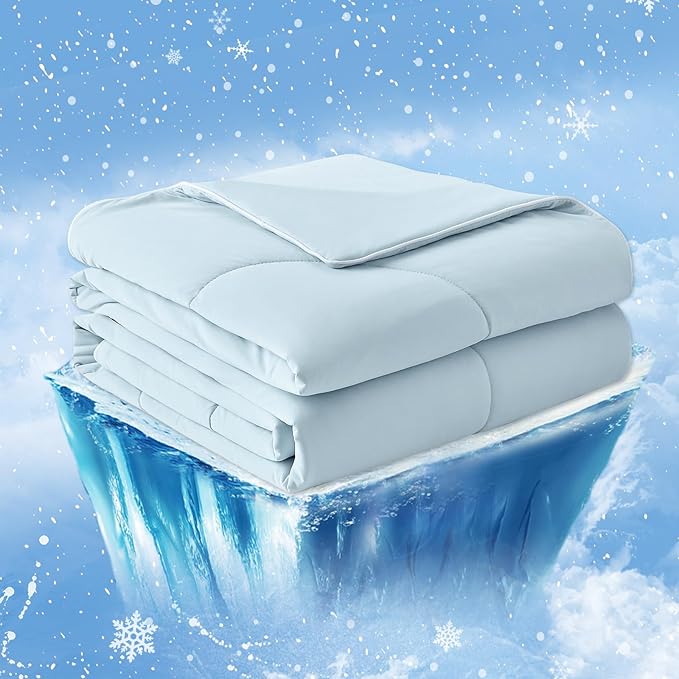 Cooling Comforter Queen Size, Cooling Blankets for Hot Sleepers and Night Sweats