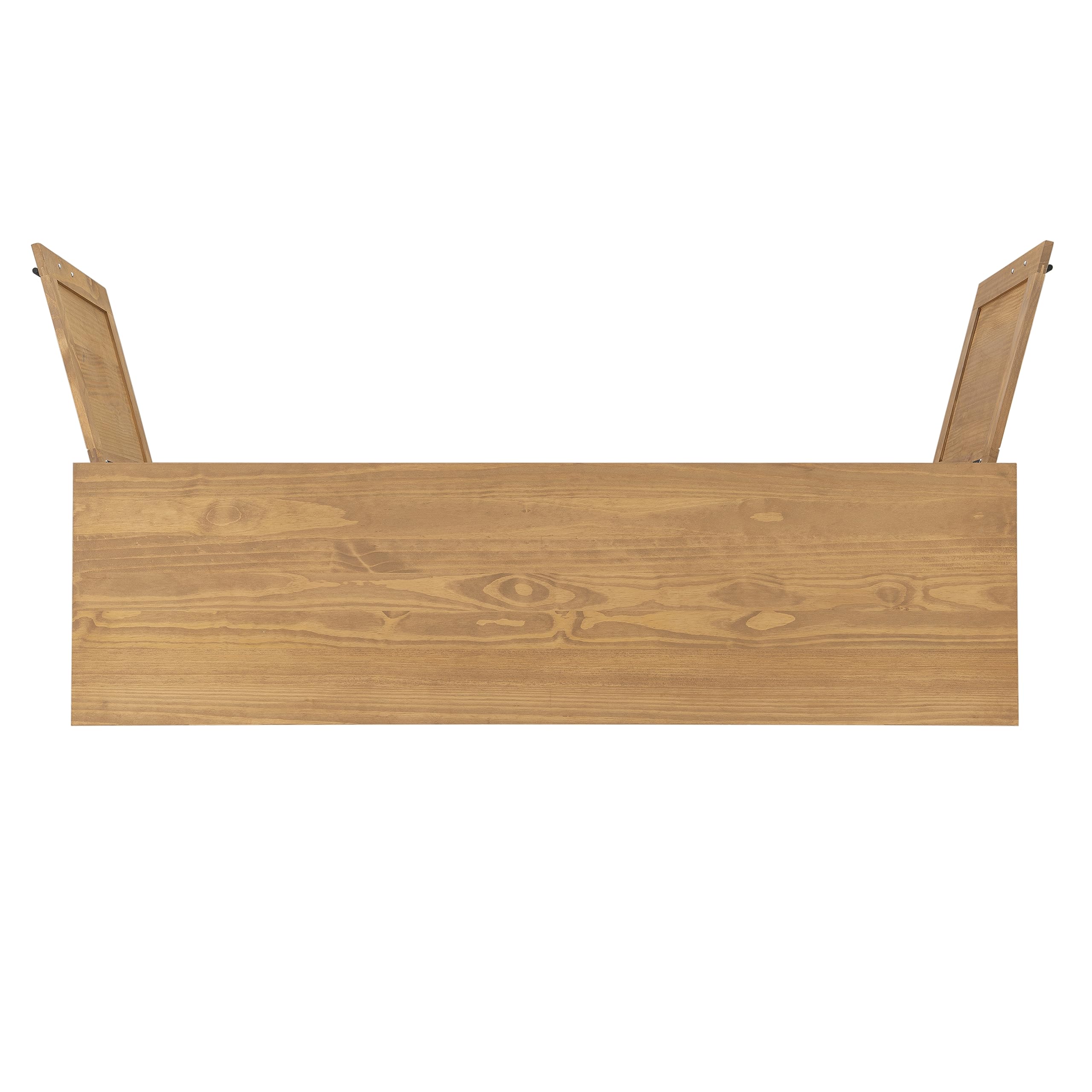 Natural Victor Solid Brazilian Pine Two Door TV Media Stand