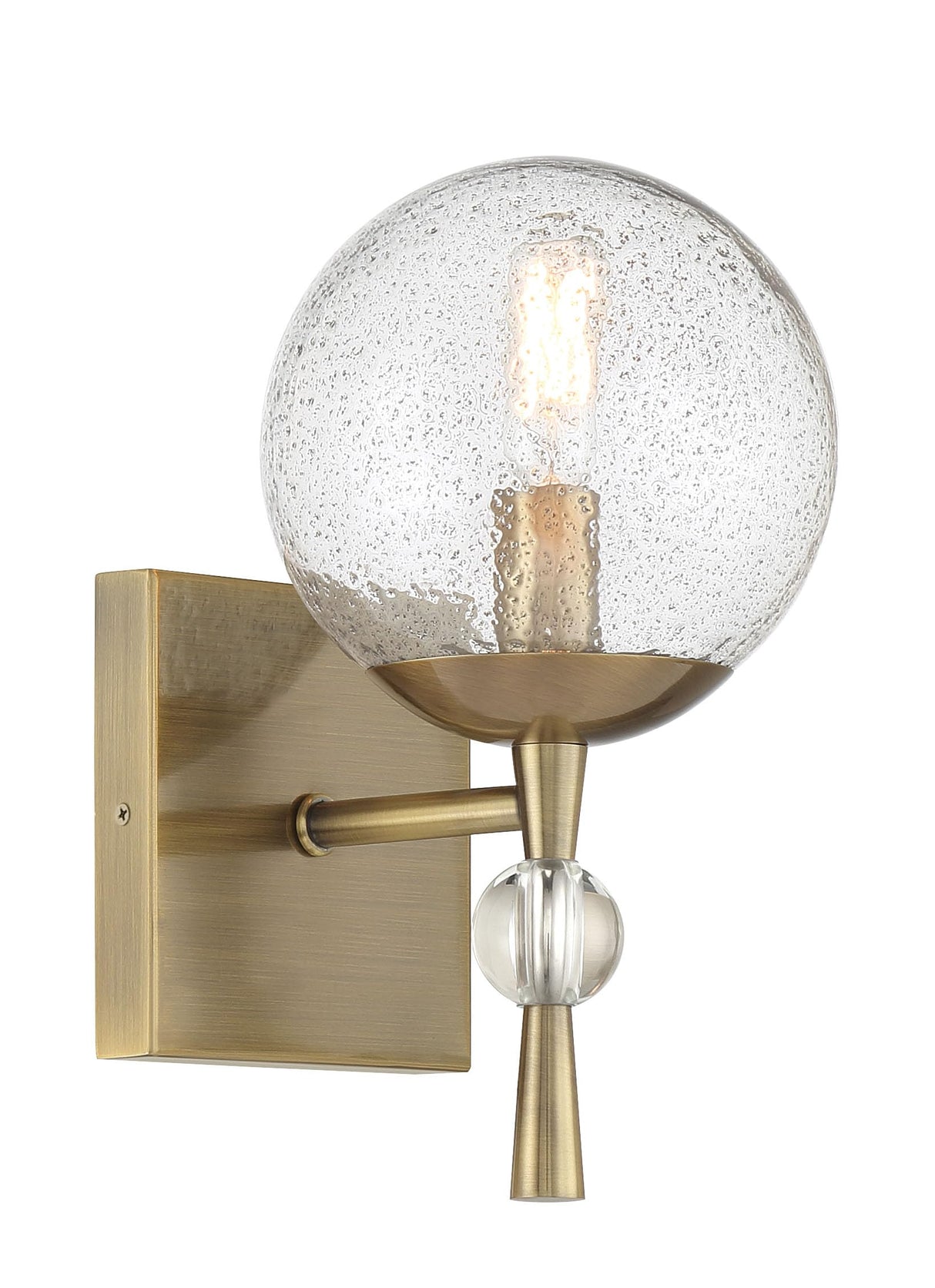 1331-923 Populuxe Vanity Bath Light, 1-Light, 60 Total Watts, 6-in H x 10.88-in W
