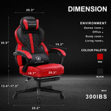 Gaming Chair,Ergonomic Computer Desk Chair with Footrest