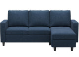 Convertible Sectional Sofa, L Shaped Modern Couch, Small Couch with Reversible Chaise