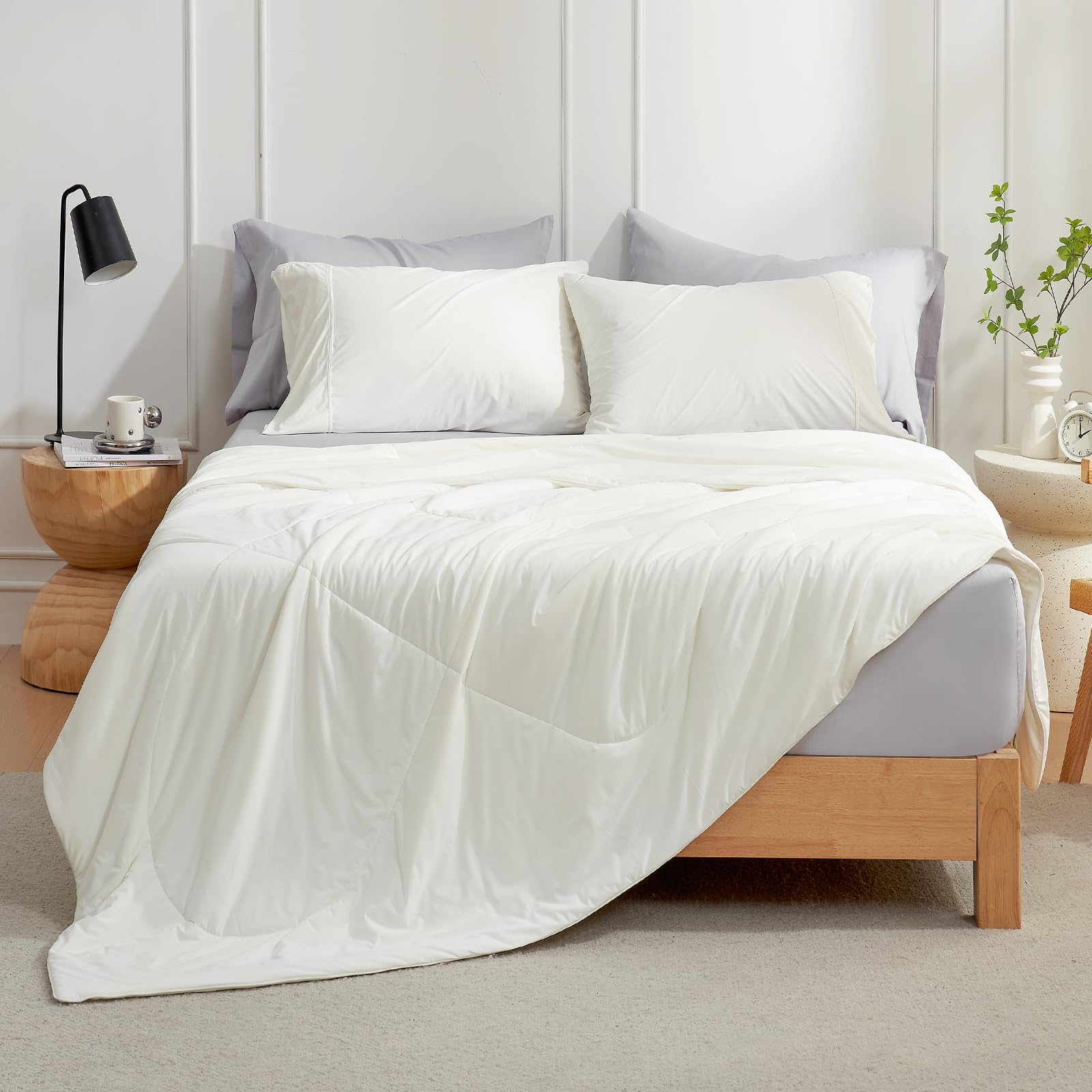 Cooling Comforter Queen Size, Cooling Blankets for Hot Sleepers and Night Sweats