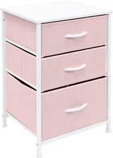 with 3 Drawers - Furniture Storage Chest Tower Unit for Bedroom, Hallway, Closet, Office