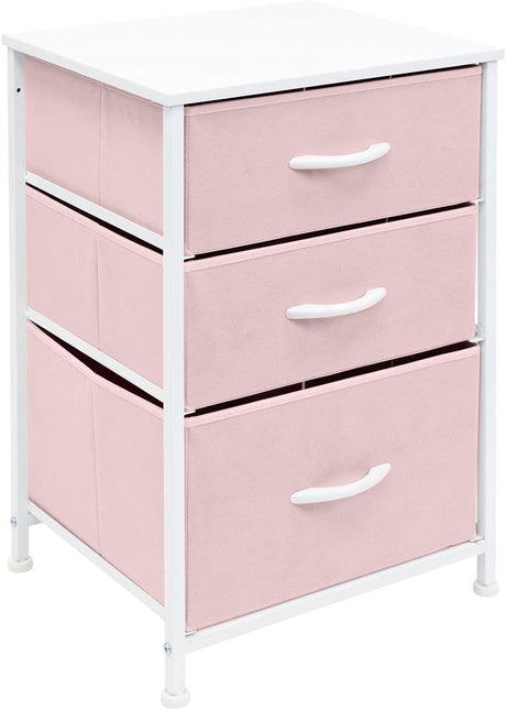 with 3 Drawers - Furniture Storage Chest Tower Unit for Bedroom, Hallway, Closet, Office