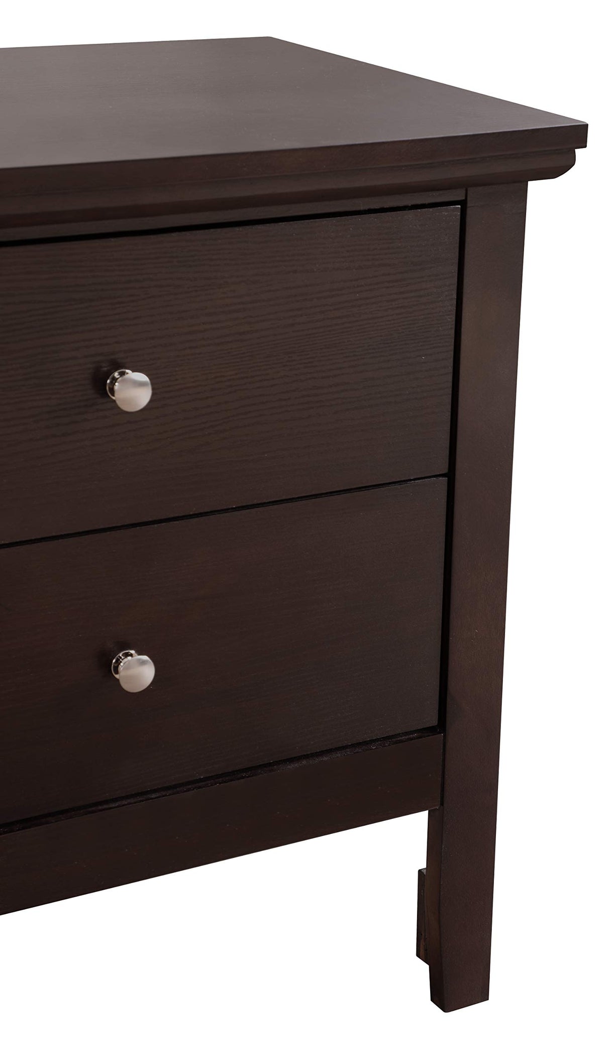 Primo 2 Drawer Nightstand in Espresso