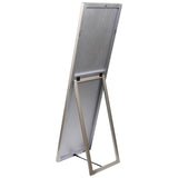 Empire Art Direct Traverse Modern Cheval, Floor Mirror Solid Wood Frame Covered with Beveled Clear MirrorPanel, 64" x 1.3" x 18"