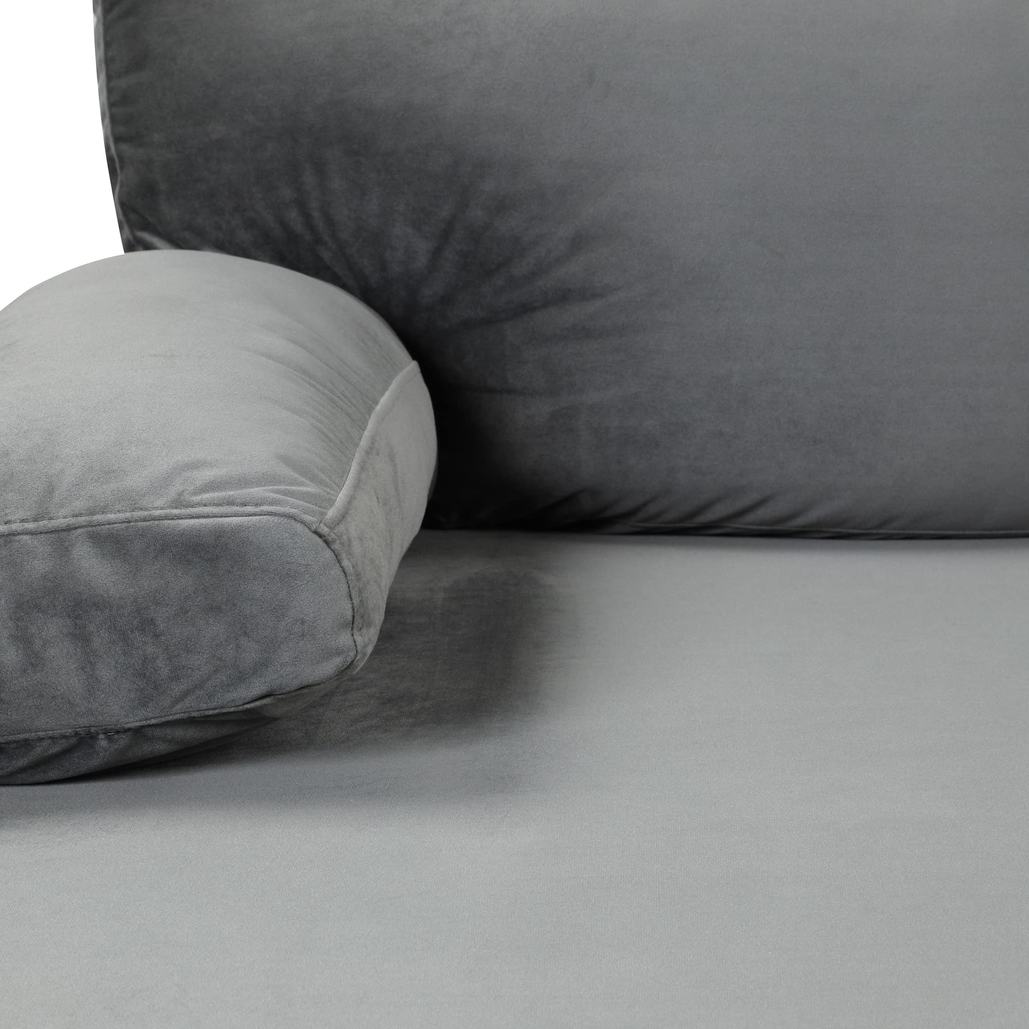 Large Velvet Fabric U-Shape Sectional Sofa, Double Extra Wide