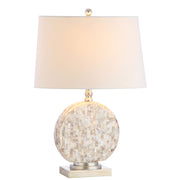 JYL1050A Dennis 24" Seashell LED Table Lamp Coastal Traditional Bedside