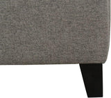 Frame Black Finish Wood Legs Adjustable Height, Tufted Headboard, Perfect Balance