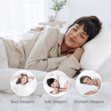 Goose Feathers Pillows for Side Back and Stomach Sleeper, Hotel Collection