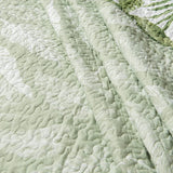 Tropical Plants Quilt Set Queen Size 3 Pieces