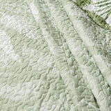 Tropical Plants Quilt Set Queen Size 3 Pieces