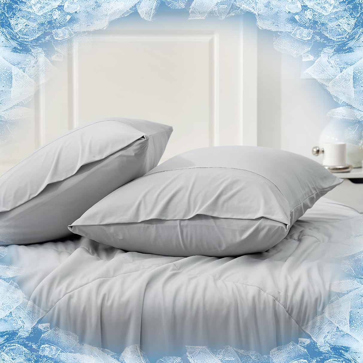 Cooling Pillowcases for Hot Sleepers, Q-Max 0.4 Queen Pillow Cases