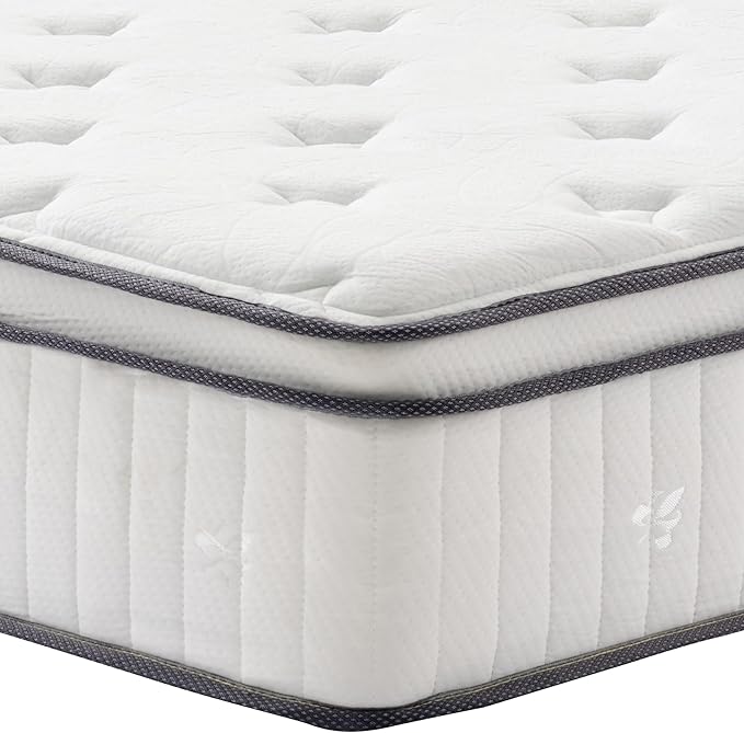 Queen Size Mattress, 12 Inch Hybrid Queen Mattress in a Box, Queen Bed Mattress