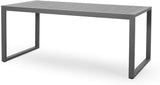 310797 Dining Table, 70 "W x 35 "D x 30 "H, Black