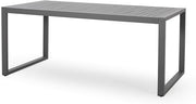 310797 Dining Table, 70 "W x 35 "D x 30 "H, Black