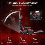 Gaming Chair with Bluetooth Speakers - Ergonomic Office Chair with Footrest