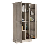 Miscellaneous Swing Out Door Storage pantry cabinets, L: 32.17" x W: 17.13" x H: 72.09"