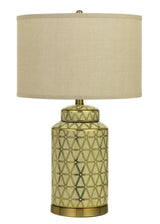 BO-2885TB-2 Transitional Two Light Table Lamp from Barletta Collection in Gold, Champ