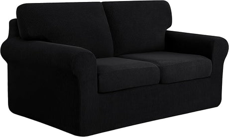 5 Piece Stretch Loveseat Slipcover,Couch Cover for 2 Cushion Washable Sofa Cover