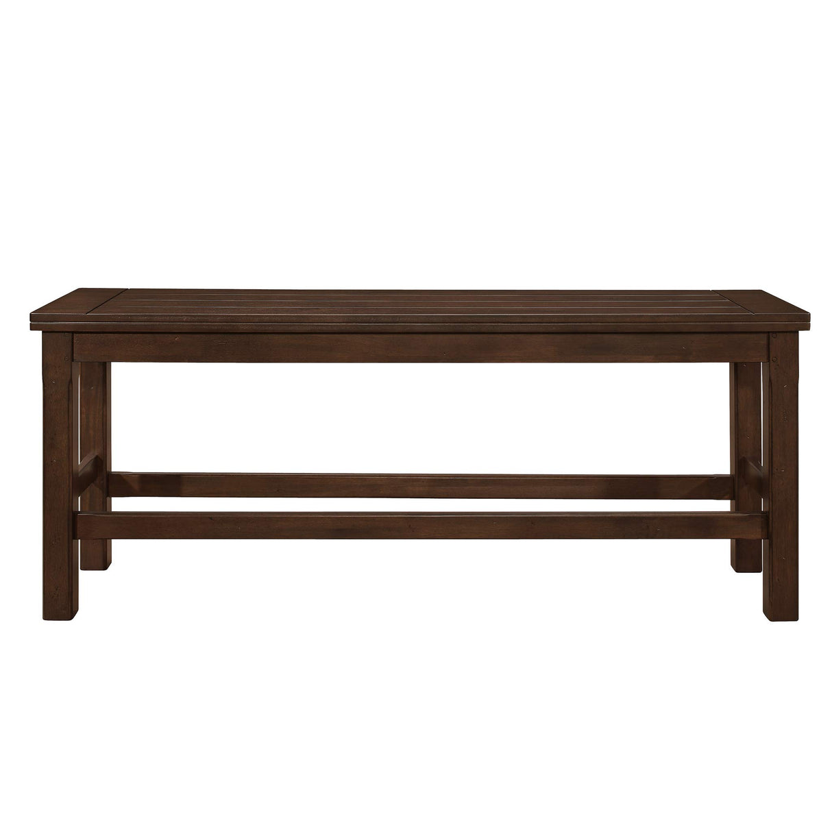 Counter Height Dining Bench Brown