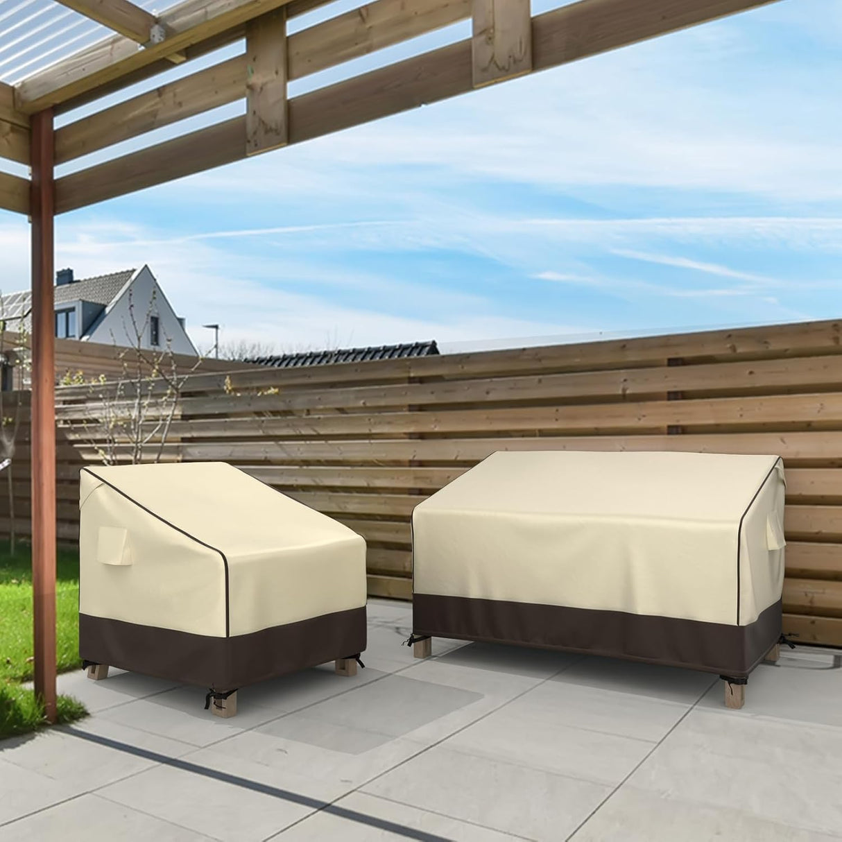 Patio Furniture Covers Waterproof, Outdoor Chair Covers for Rocking Chair