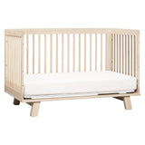 Hudson 3-in-1 Convertible Crib with Toddler Bed Conversion Kit in Washed Natural,