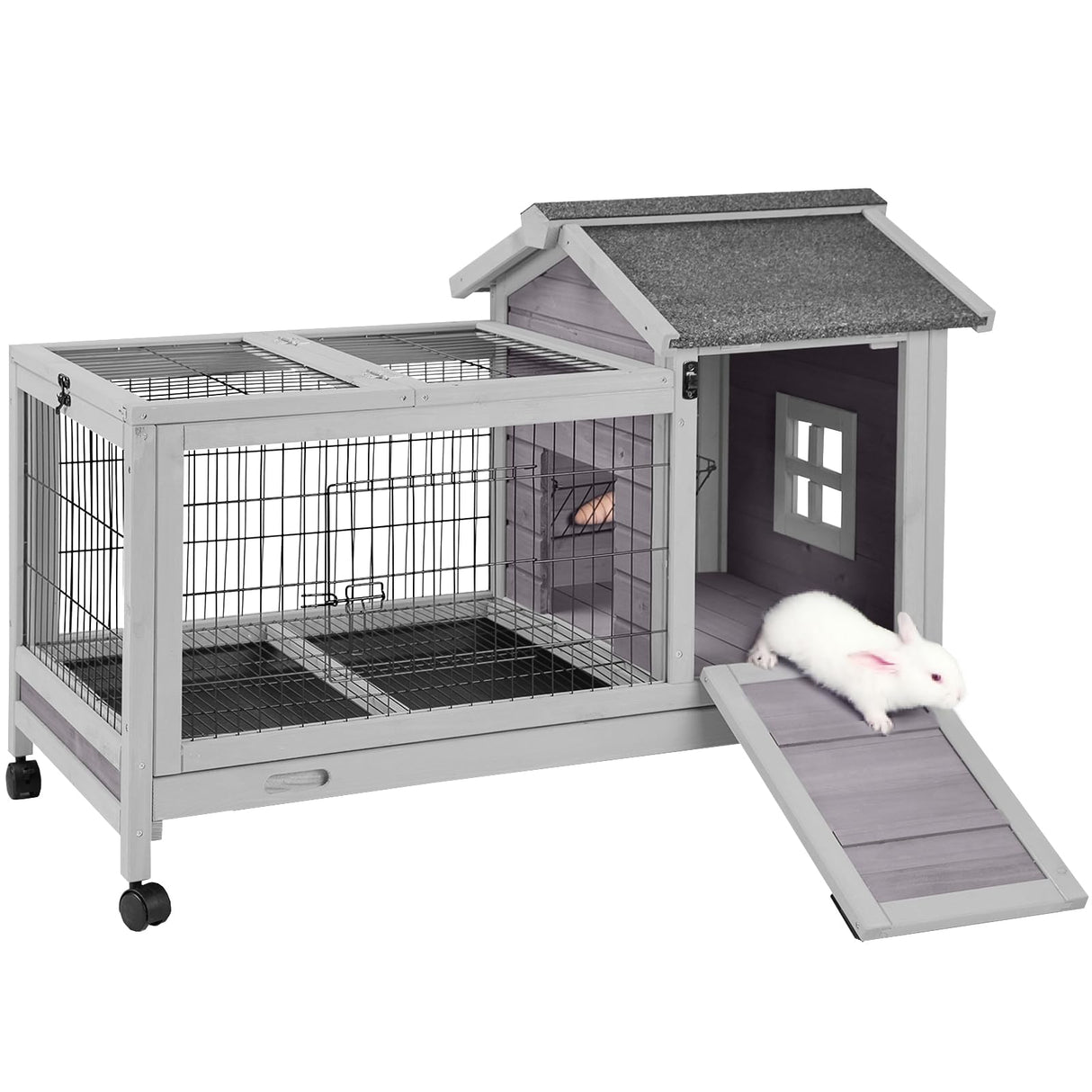 Rabbit Hutch Indoor Bunny Cage Outdoor Bunny House