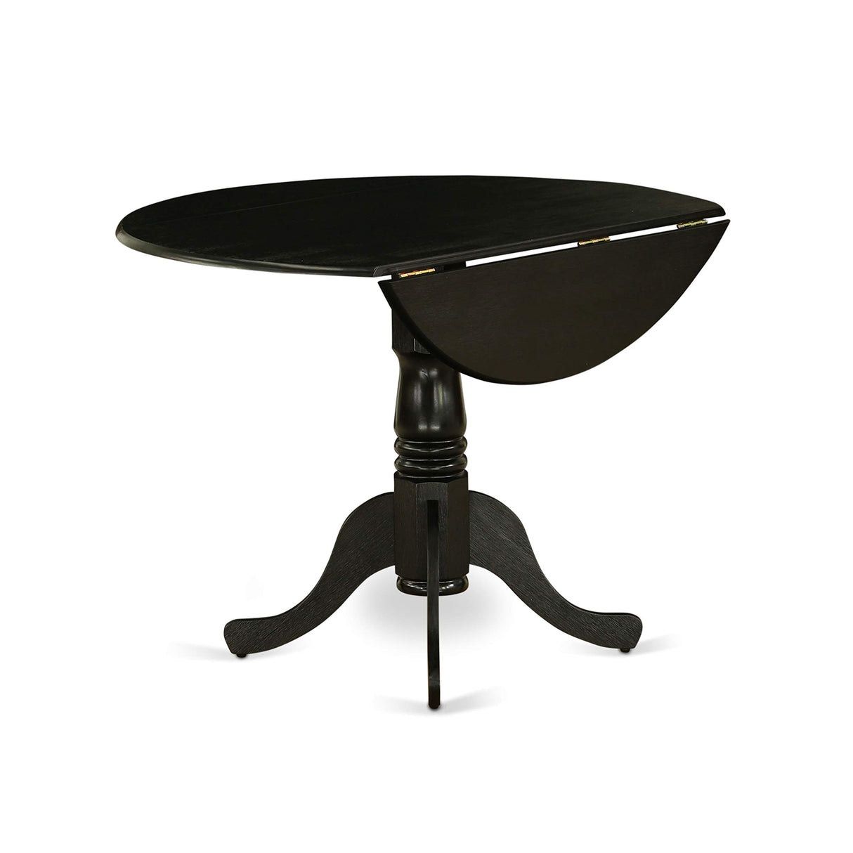 DLGA5-ABK-24 5 Piece Kitchen Table & Chairs Set Includes a Round Dining Room Table