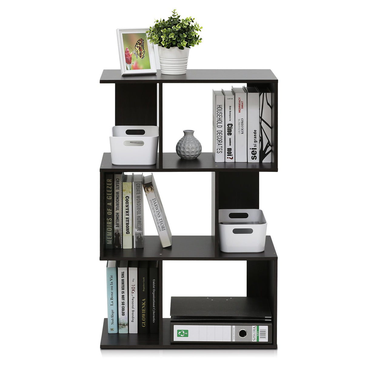 Simply Modern 3-Tier Open Book Shelf