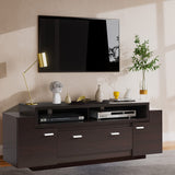 TV Stand for TVs up to 65-70 inch,TV Console Storage TV Stand with Storage Cabinet and Drawers