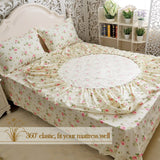 Floral Sheets for Queen Size Bed Cotton Pink Rose Bed Shees Shabby & Chic Bedding