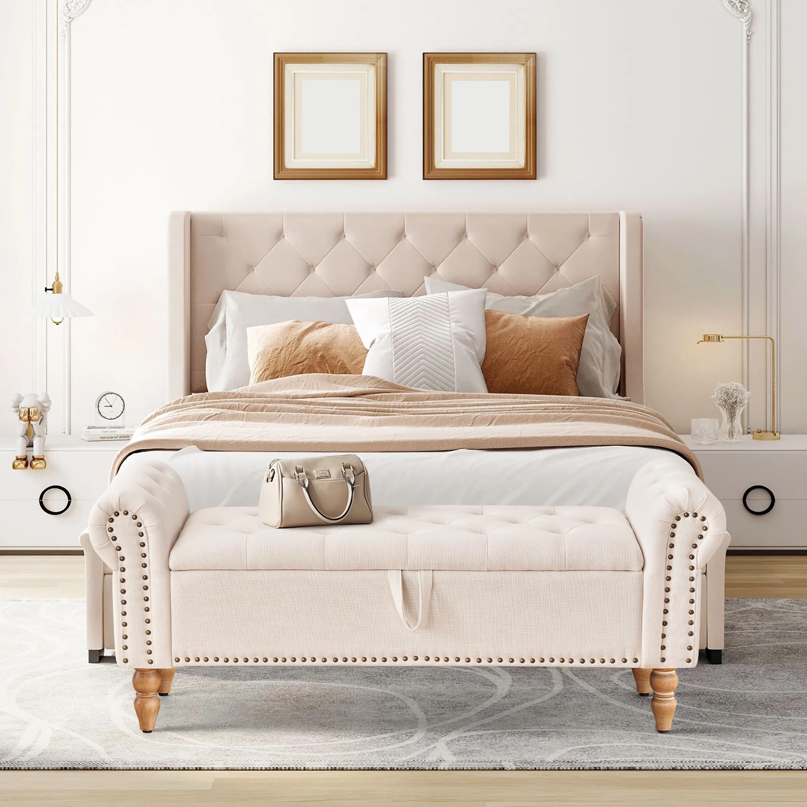51” Storage Bench, End of Bed Bench