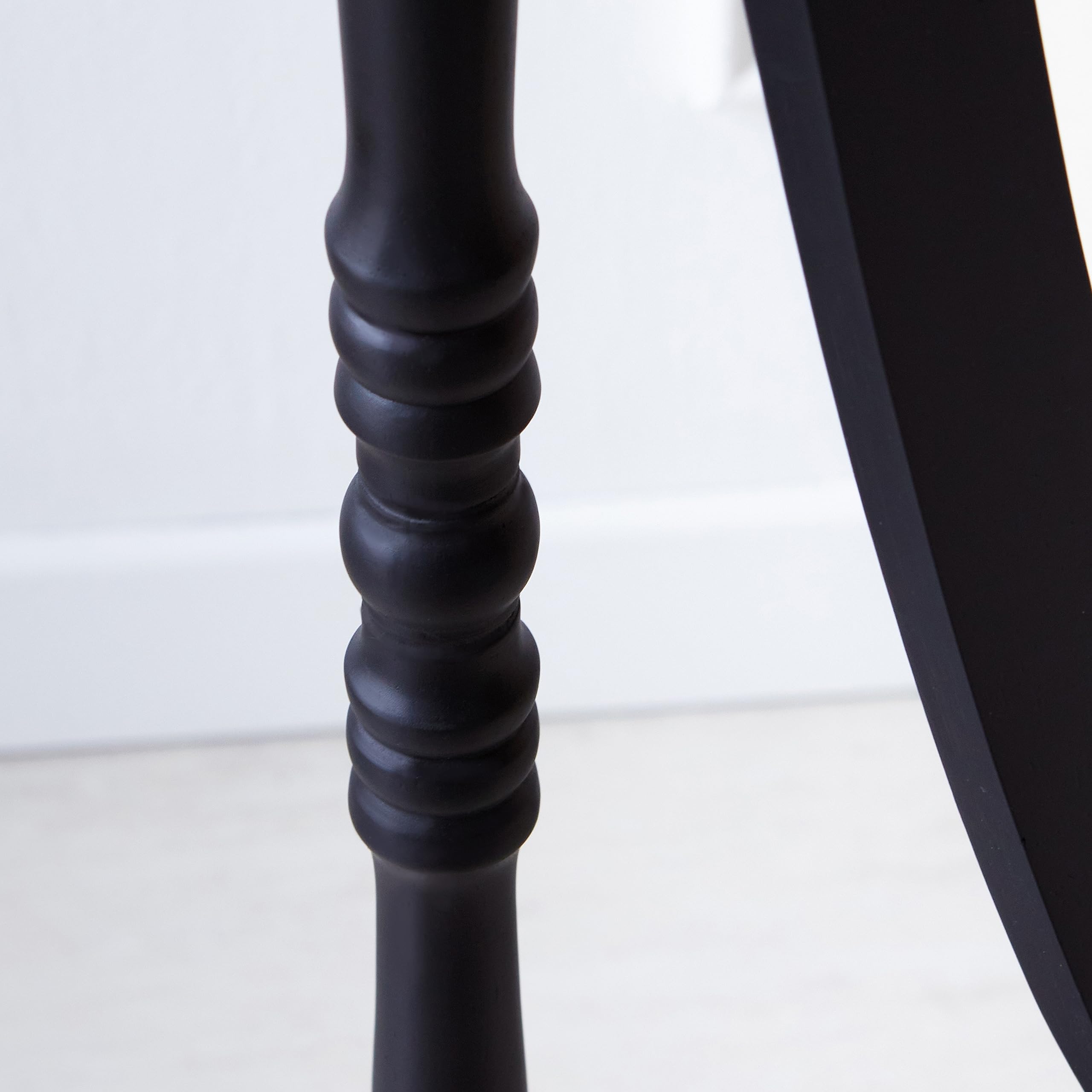 60" Oval Floor Standing Mirror - Antique Wooden Cheval Dressing Mirror