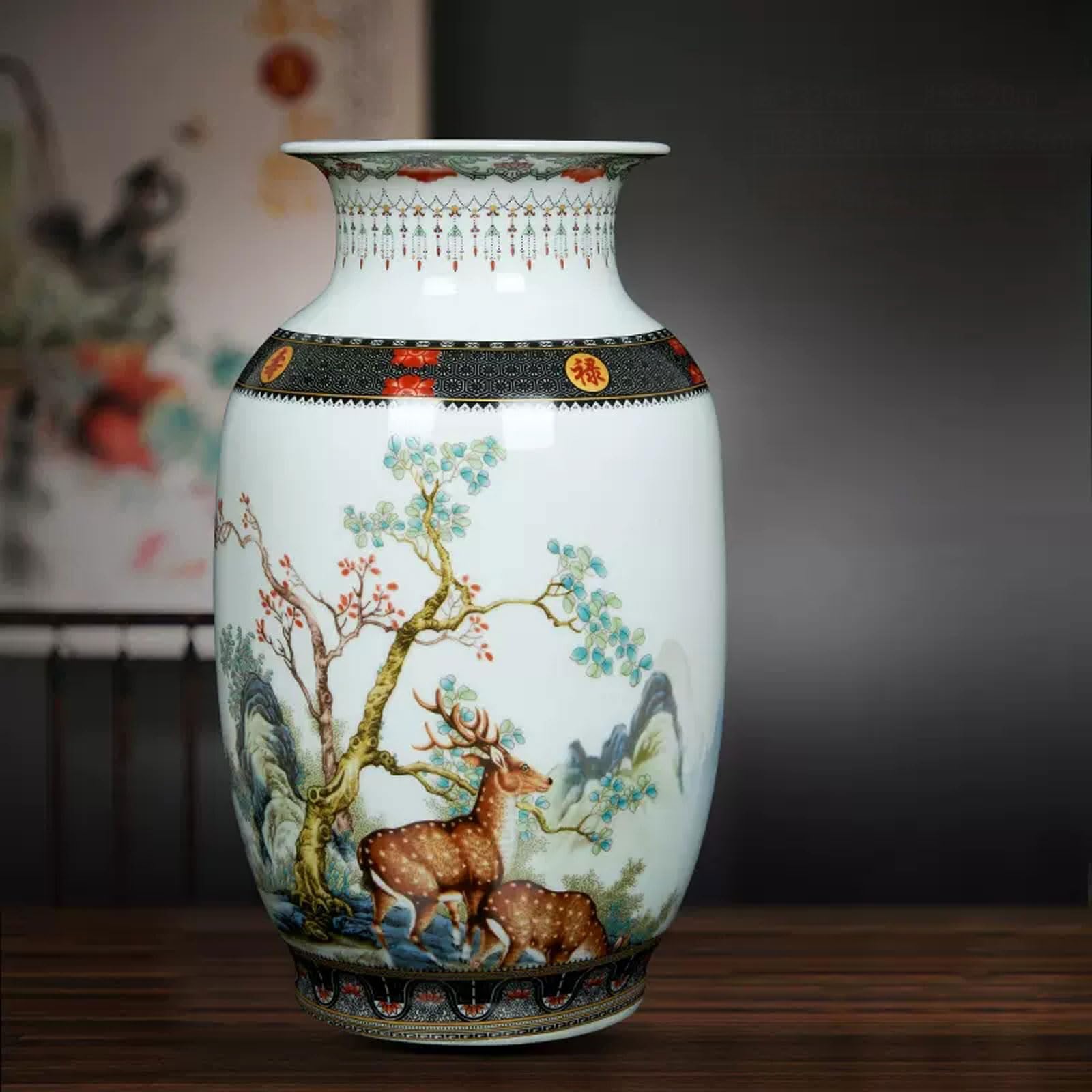 Aimeryup Home Vase Ceramic Ornaments Decor Flower Arrangement Hydroponic