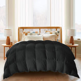 Goose Feather Comforter King Size, All Season Duvet Insert Medium Warmth, Cloud Soft