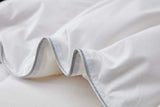 Winter Goose Feathers and Down Comforter Twin Size Duvet Insert, 100% Cotton Cover,