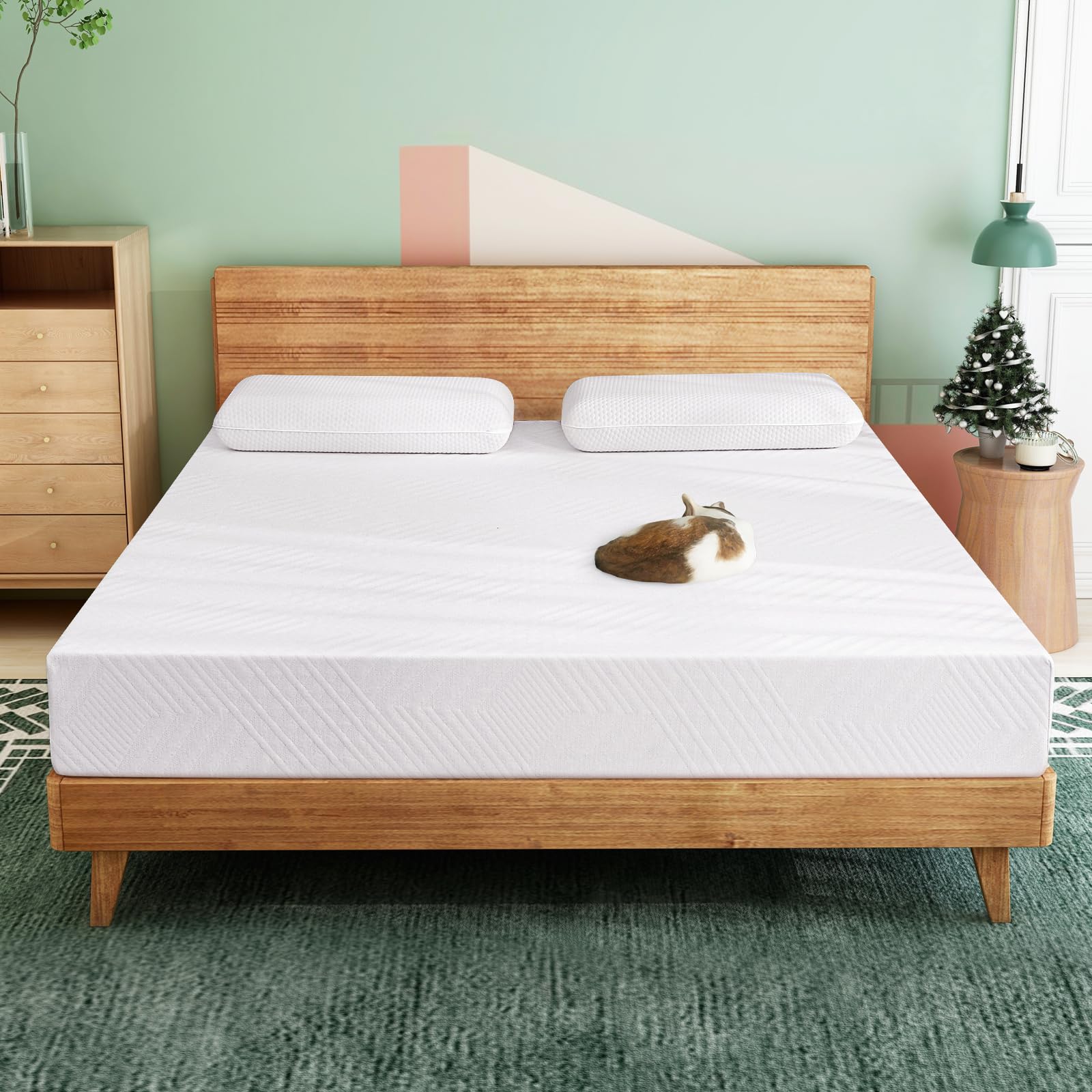Twin Mattress, 6 Inch Memory Foam Mattress for Kids