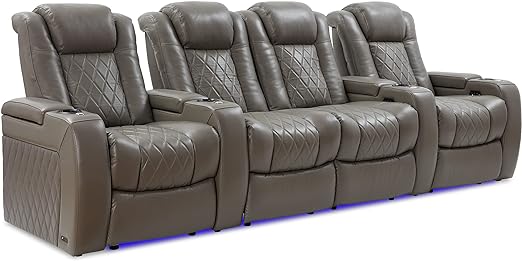 Tuscany Home Theater Seating | Premium Top Grain Italian Nappa 11000 Leather