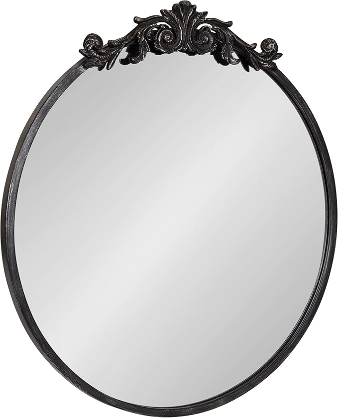 Arendahl Glam Ornate Mirror, 27 x 18.75, Gold, Traditional Baroque Inspired Wall Decor