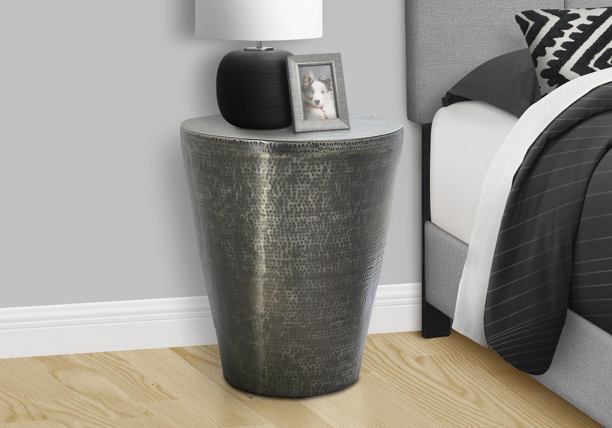 3924 Accent Table, Drum, Side, End, Nightstand, Lamp, Living Room, Bedroom
