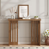 39" Narrow Console Table, Minimalist Entryway Table for Hallway