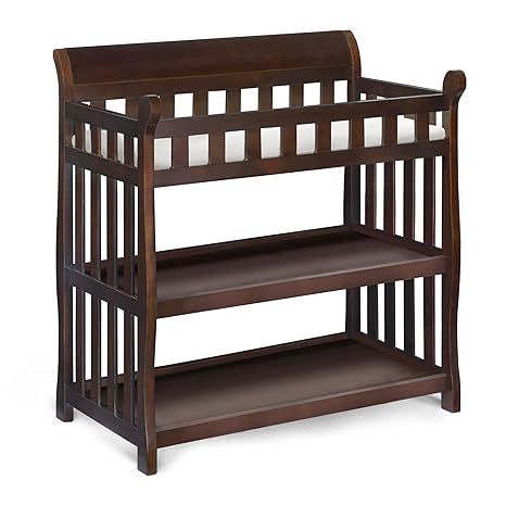 Eclipse Changing Table, Ebony Black