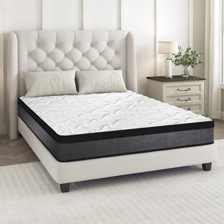 Full Size, 10 Inch Memory Foam Mattress in A Box, Medium Firm Full Mattress with Individual Pocket Springs, 10 Inch Full Size Mattress for Bedroom, Soft and Comfortable, 75" L *54" W*10" H