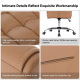 Executive Office Chair Adjustable Leather Chair High Back Swivel Office Desk Chair