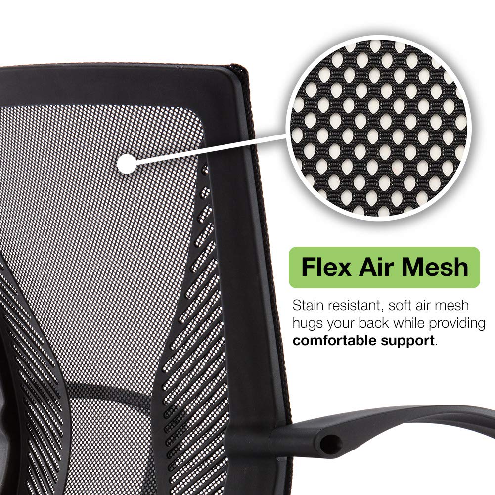 Zuna Ergonomic Design Breathable Mesh Modern Mid Back Office Desk Chair