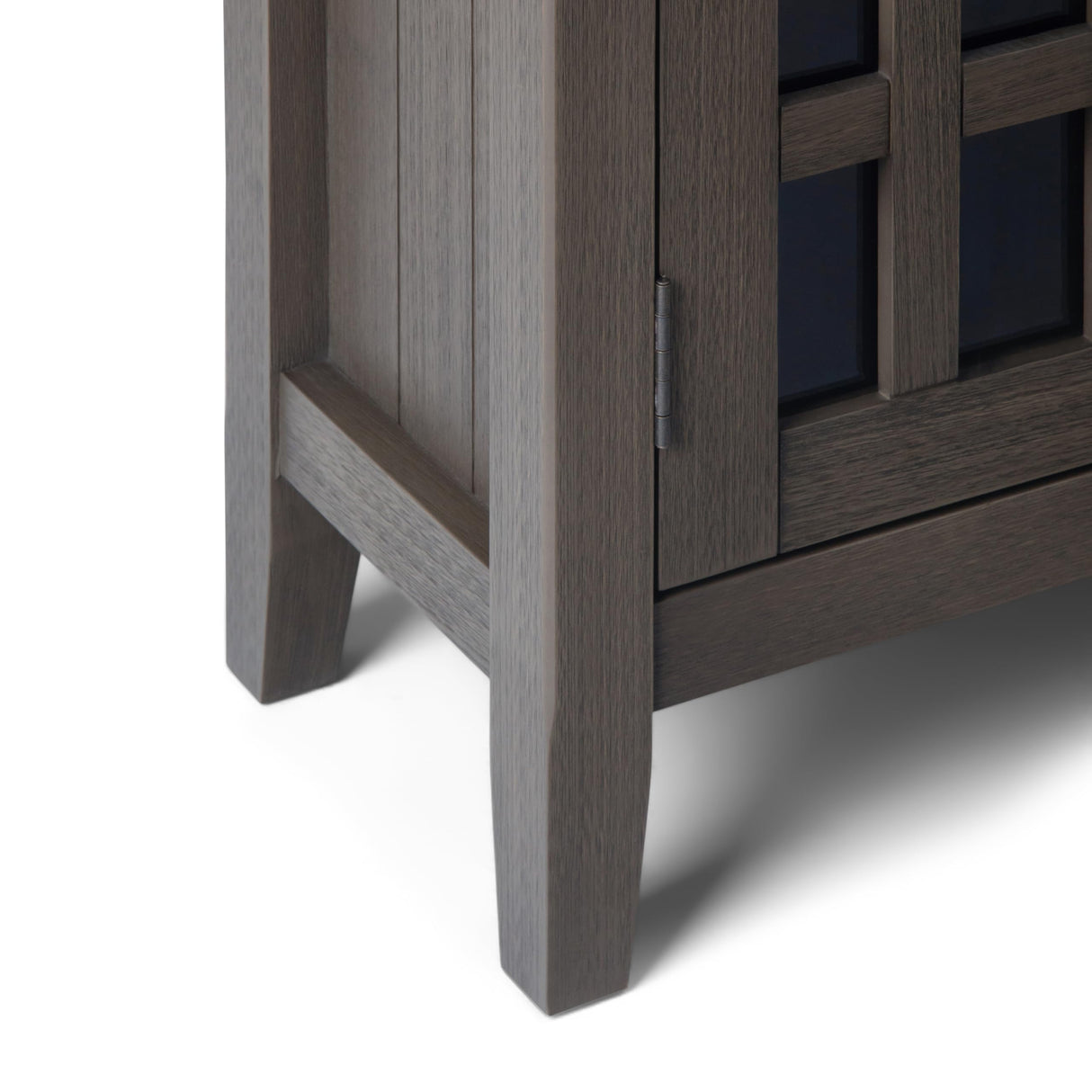Bedford SOLID WOOD 32 inch Wide Transitional Low Storage Media Cabinet in Farmhouse