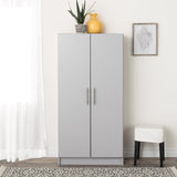 Elite 32" Storage Cabinet, Light Gray Storage Cabinet, Bathroom Cabinet